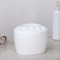 Подставка для зубных щёток «Камея», цвет МИКС Подставка для зубных щёток «Камея», цвет МИКС