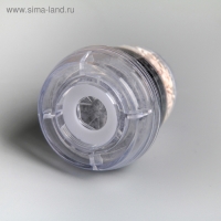 Фильтр для воды на кран Доляна «Тройной барьер», актив карбон, коралловая окаменелость,сульфат кальция, цвет МИКС Фильтр для воды на кран Доляна «Тройной барьер», актив карбон, коралловая окаменелость,сульфат кальция, цвет МИКС