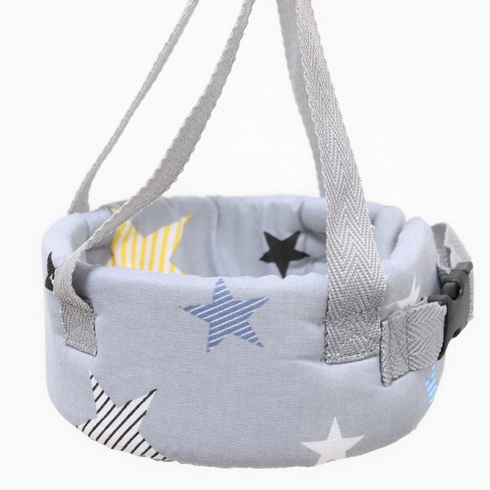 Вожжи детские №1, Звезды, цвет серый Вожжи детские №1, Звезды, цвет серый