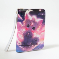 Кошелёк детский на молнии &laquo;Выбражулька&raquo;, цвет сиреневый