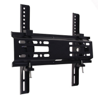 Кронштейн Luazon KrON-54, для ТВ, наклонный, 15-42", 55 мм от стены, черный