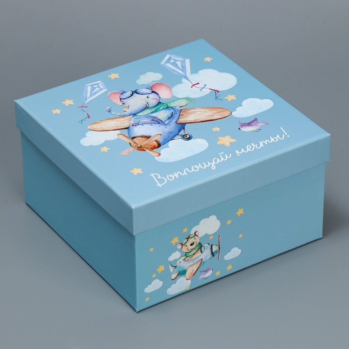 Набор коробок 5 в 1, упаковка подарочная, «Детский», 14 х 14 х 8‒22 х 22 х 12 см Набор коробок 5 в 1, упаковка подарочная, «Детский», 14 х 14 х 8‒22 х 22 х 12 см