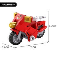 Конструктор &laquo;Пожарный байк&raquo;, 28 деталей
