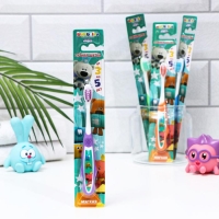 Зубная щётка детская Bambolina «МиМиМишки» мягкая, с подушечкой для чистки языка, 3-5 лет Зубная щётка детская Bambolina «МиМиМишки» мягкая, с подушечкой для чистки языка, 3-5 лет