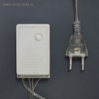 Светодиодная фигура &laquo;Олень с санями золотистый&raquo;, олень: 65 &times; 130 &times; 27 см, сани: 120 &times; 70 &times; 45 см, металл, 220 В, свечение тёплое белое