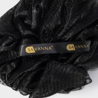 Мочалка для тела SAVANNA &laquo;Нежность&raquo;, 90 гр, тубус в подарок, цвет чёрный