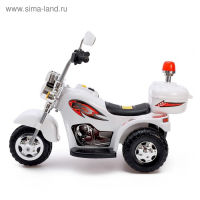 Детский электромобиль &laquo;Чоппер&raquo;, цвет белый