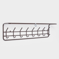 Вешалка с полкой 100 см, цвет Коричневый Вешалка с полкой 100 см, цвет Коричневый