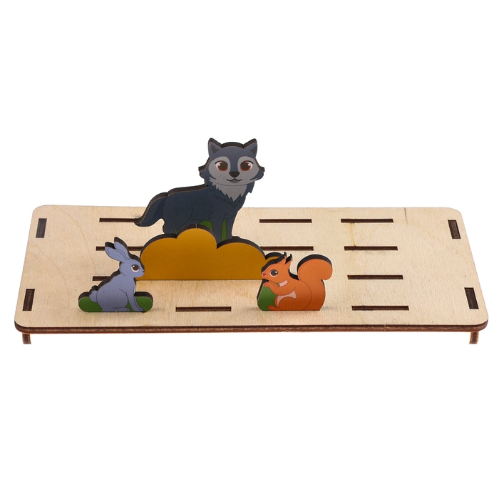 Головоломка. Повтори по образцу &laquo;Лес&raquo;