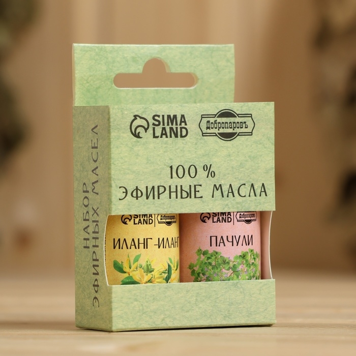 Набор эфирных масел 2 шт Набор эфирных масел 2 шт "Пачули, Иланг-иланг" по 15 мл