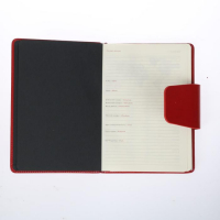 Ежедневник недатированный А5, 160 листов Prestige, твёрдая обложка, искусственная кожа, магнитный хлястик, красный