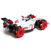 Машина радиоуправляемая &laquo;Формула&raquo;, работает от аккумулятора, эффект дыма, свет, цвет белый