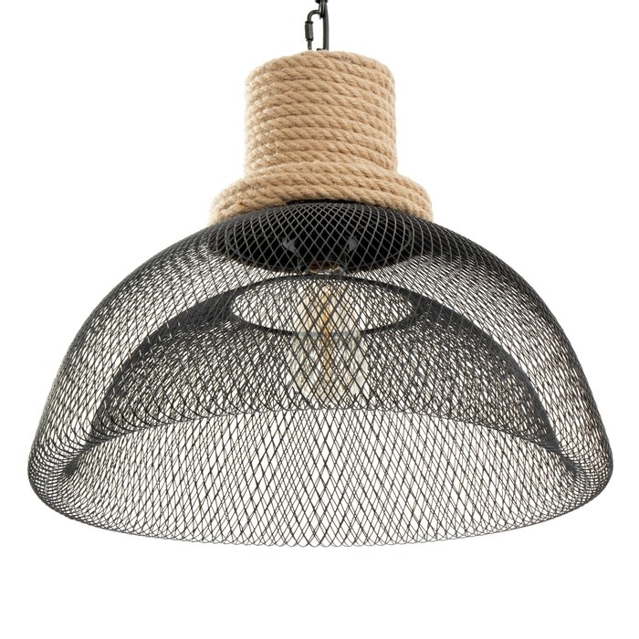 Люстра BayerLux "Райбен" 1хЕ27 черный 44х44х60см