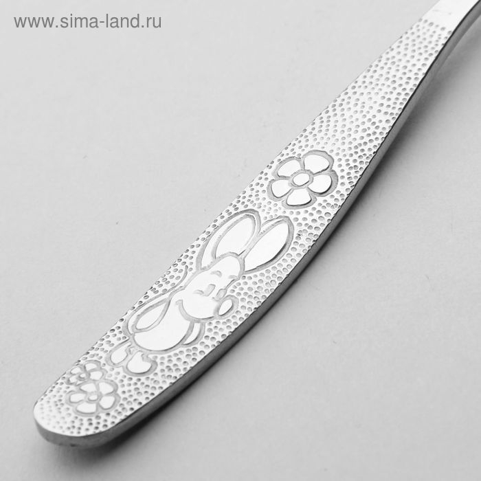 Ложка чайная &laquo;Непоседа&raquo;, толщина 2 мм, цвет серебряный