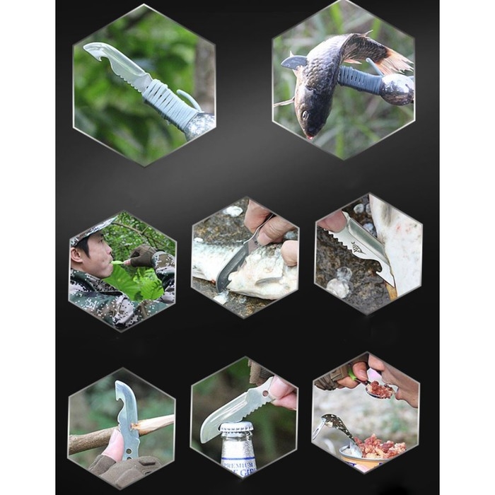 Устройство многофунциональное туристическое, 8в1, микс Устройство многофунциональное туристическое, 8в1, микс