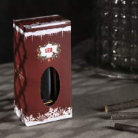 Светодиодная фигура &laquo;Ёлка в ротонде&raquo; 6.3 &times; 14 &times; 6.3 см, пластик, блёстки, батарейки AG13х3 (в комплекте), свечение тёплое белое