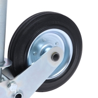 Опорное колесо прицепа, автоматическая блокировка, Ø 42 мм, нагрузка до 150 кг Опорное колесо прицепа, автоматическая блокировка, Ø 42 мм, нагрузка до 150 кг