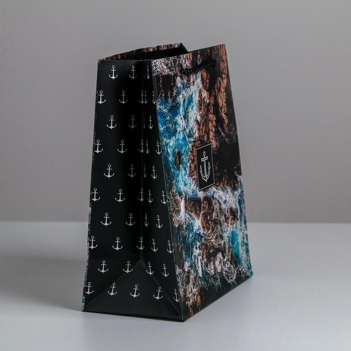 Пакет подарочный ламинированный вертикальный, упаковка, «Море», MS 18 х 23 х 10 см Пакет подарочный ламинированный вертикальный, упаковка, «Море», MS 18 х 23 х 10 см