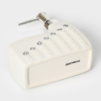 Дозатор для моющего средства с подставкой для губки Доляна «Элегия», 200 мл Дозатор для моющего средства с подставкой для губки Доляна «Элегия», 200 мл