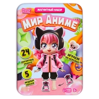 Магнитный набор &laquo;Мир аниме&raquo;, в жестяной коробке