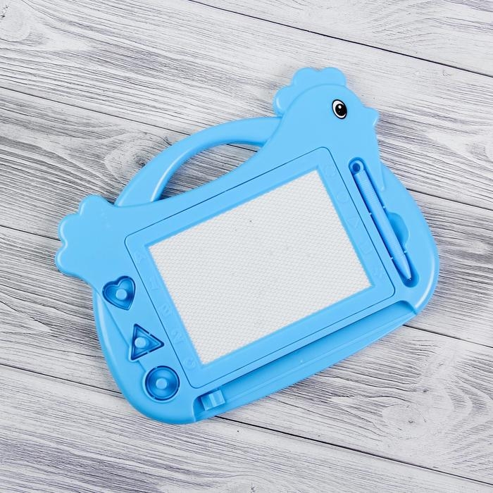 Доска магнитная &laquo;Курочка&raquo;, 3 печати, чёрная крошка, цвета МИКС