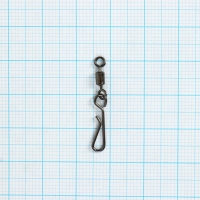 Вертлюг с застежкой Волжанка 905 Rolling Swivel with Hanging Snap A № 6х2, тест 19 кг, 5 шт Вертлюг с застежкой Волжанка 905 Rolling Swivel with Hanging Snap A № 6х2, тест 19 кг, 5 шт