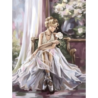 Картина по номерам в тубусе &laquo;Балерина&raquo;, 30 х 40 см