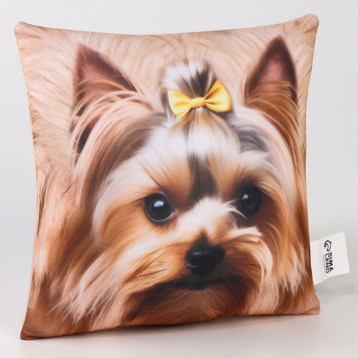 Подушка антистресс, собака "Йорк"