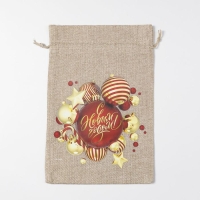 Мешок с термонаклейкой «Игрушки», 20 х 30 см +/- 1.5 см, Новый год Мешок с термонаклейкой «Игрушки», 20 х 30 см +/- 1.5 см, Новый год