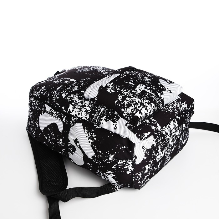 Рюкзак школьный на молнии, цвет чёрный Рюкзак школьный на молнии, цвет чёрный