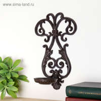 Подсвечник настенный чугун "Великолепный век" 27х16х11 см Подсвечник настенный чугун "Великолепный век" 27х16х11 см