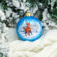 Шар "Оленёнок" 6,5 см    микс