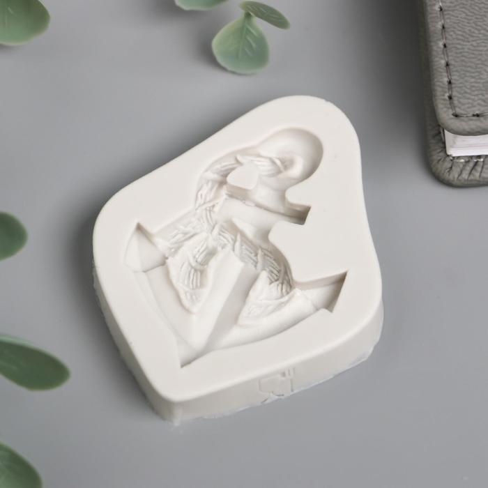 Молд силикон Молд силикон "Якорь с канатом" 1,2х5,2х6,5 см