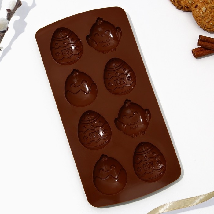 Силиконовая форма для выпечки «Светлой Пасхи!«, 10.6 х 20.7 см. Силиконовая форма для выпечки «Светлой Пасхи!«, 10.6 х 20.7 см.