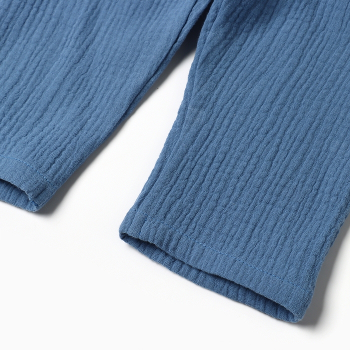 Костюм Крошка Я Муслин, 68-74, темно-синий Костюм Крошка Я Муслин, 68-74, темно-синий