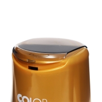 Оснастка для круглой печати автоматическая COLOP Printer R40, диаметр 41.5 мм, с крышкой, корпус золотистый