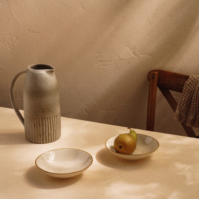 Набор мисок фарфоровых SL Home «Леггеро», d=18,5 см, цвет бежевый Набор мисок фарфоровых SL Home «Леггеро», d=18,5 см, цвет бежевый