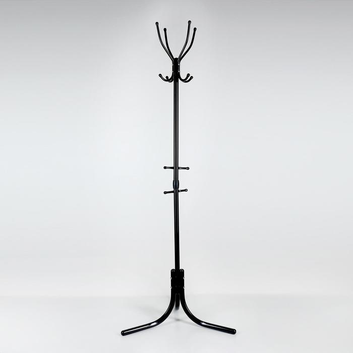 Вешалка напольная &laquo;Комфорт&raquo; (ВК4/Ч), 60&times;60&times;180 см, цвет чёрный