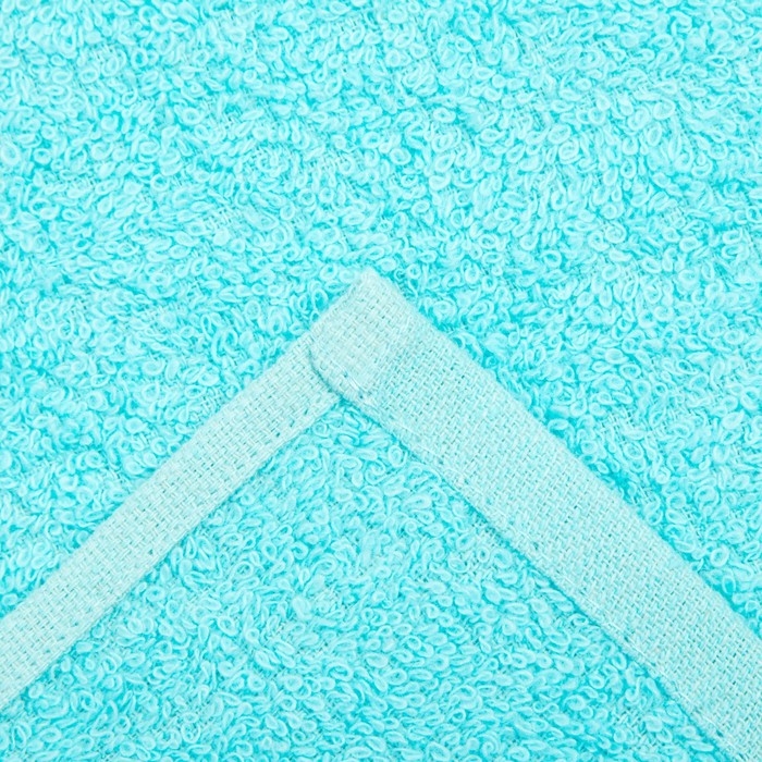 Полотенце махровое Экономь и Я 30*60 см, цв. голубой, 100% хлопок, 320 гр/м2