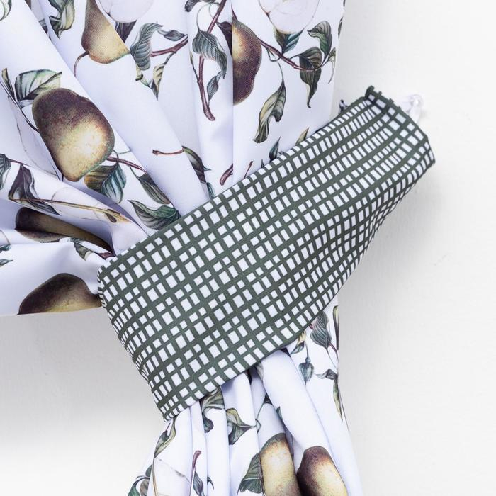 Комплект штор для кухни с подхватами Этель &laquo;Груши&raquo; 145х180см-2 шт., 100% п/э