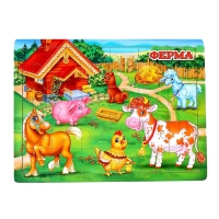 Пазл большой &laquo;Ферма&raquo;, 30 элементов