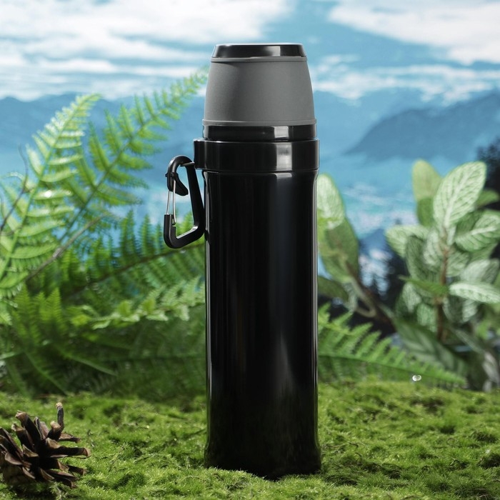 Термос с карабином &laquo;Горы&raquo;, 500 мл, сохраняет тепло 14 ч