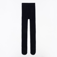 Колготки детские &laquo;вертикальная полоска&raquo;, цвет тёмно-синий, рост 122-128