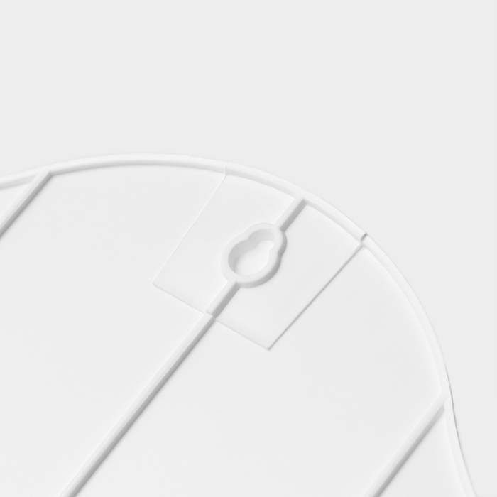 Кашпо настенное &laquo;Хризантема&raquo;, 2 л, 24,7 х 12,7 х 19,3 см, цвет белый