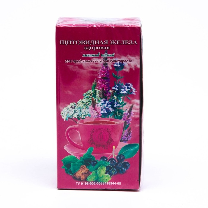 Травяной сбор «Щитовидная железа здоровая», 20 фильтр-пакетов Травяной сбор «Щитовидная железа здоровая», 20 фильтр-пакетов