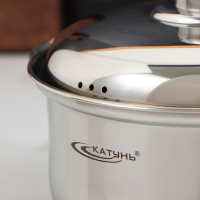 Кастрюля «Гретта», 2.5 л, d=18 см, капсульное дно, индукция Кастрюля «Гретта», 2.5 л, d=18 см, капсульное дно, индукция