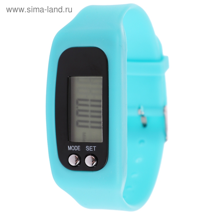 Шагомер-часы, 25 х 1.5 х 4 см, цвета МИКС Шагомер-часы, 25 х 1.5 х 4 см, цвета МИКС