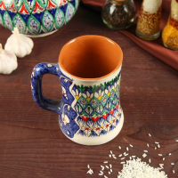 Кружка Риштанская Керамика "Узор", 500 мл, синий микс Кружка Риштанская Керамика "Узор", 500 мл, синий микс