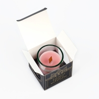 Ароматическая свеча в стекле &laquo;Сладости жизни&raquo;, с соевым воском: карамель,, 6 х 5 х 5 см.