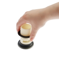 Донный клапан ZEIN BP3, корпус пластик, малая кнопка, нержавеющая сталь, с переливом Донный клапан ZEIN BP3, корпус пластик, малая кнопка, нержавеющая сталь, с переливом